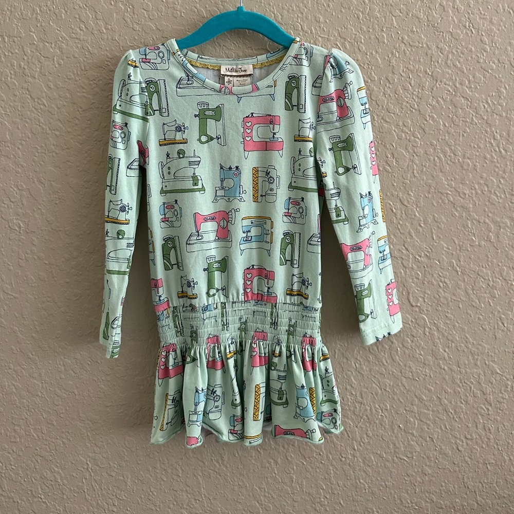 Matilda Jane Green and Pink Kids Dress